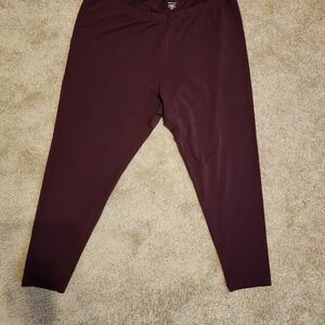 J. Jill Deep Plum Ankle Leggings